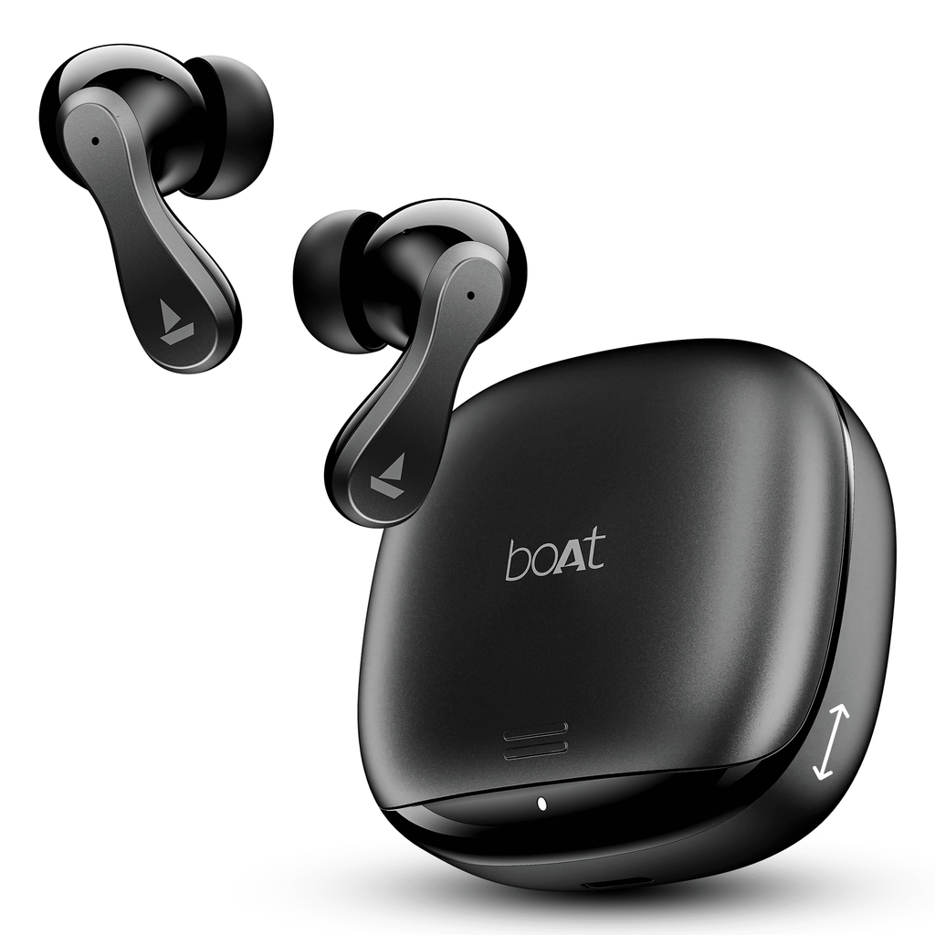 boAt Airdopes 313 | Wireless Earbuds with 75 Hours Playback, Quad Mics ENx™, BEAST™ Mode & boAt Signature Sound