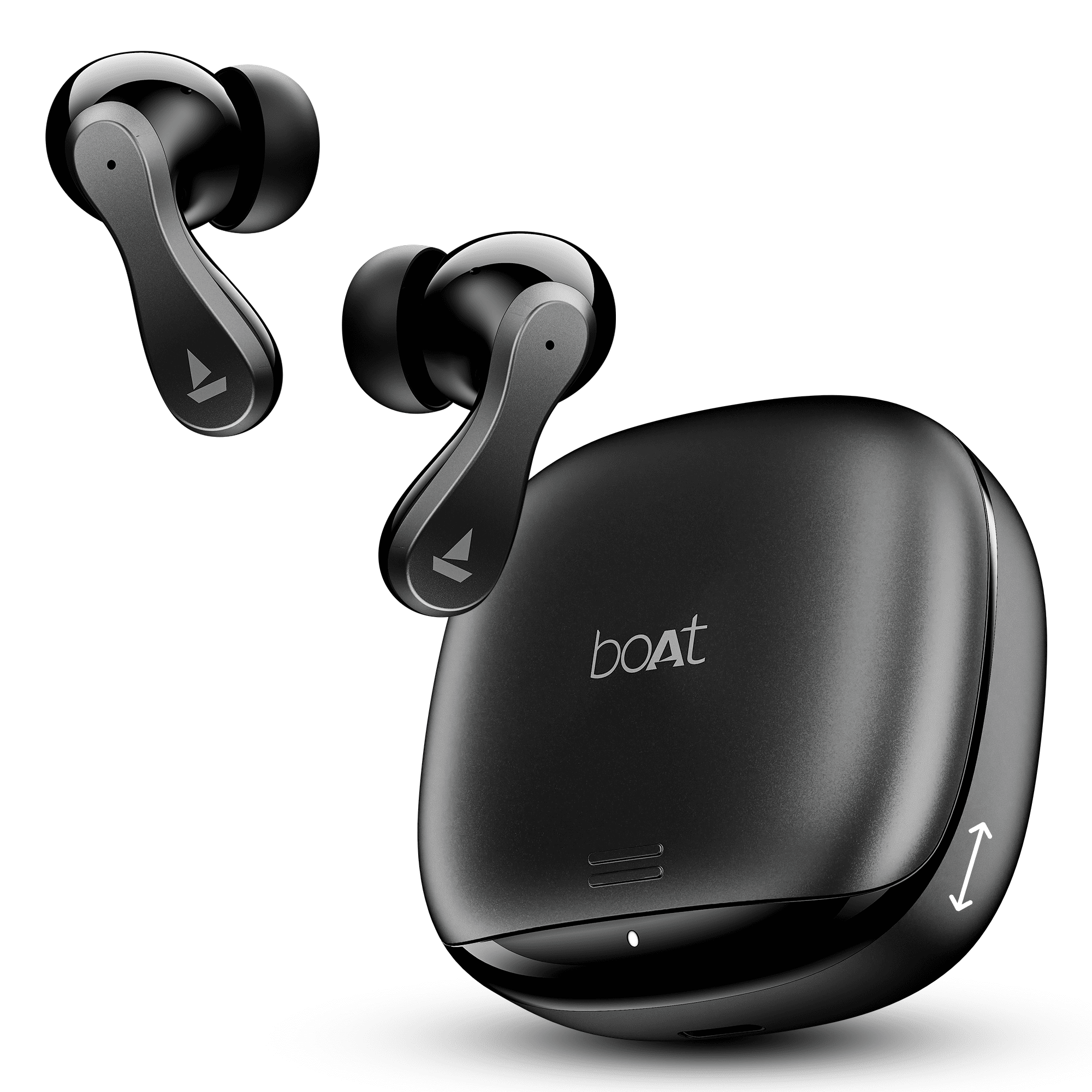 boAt Airdopes 313 | Wireless Earbuds with 75 Hours Playback, Quad Mics ENx™, BEAST™ Mode & boAt Signature Sound