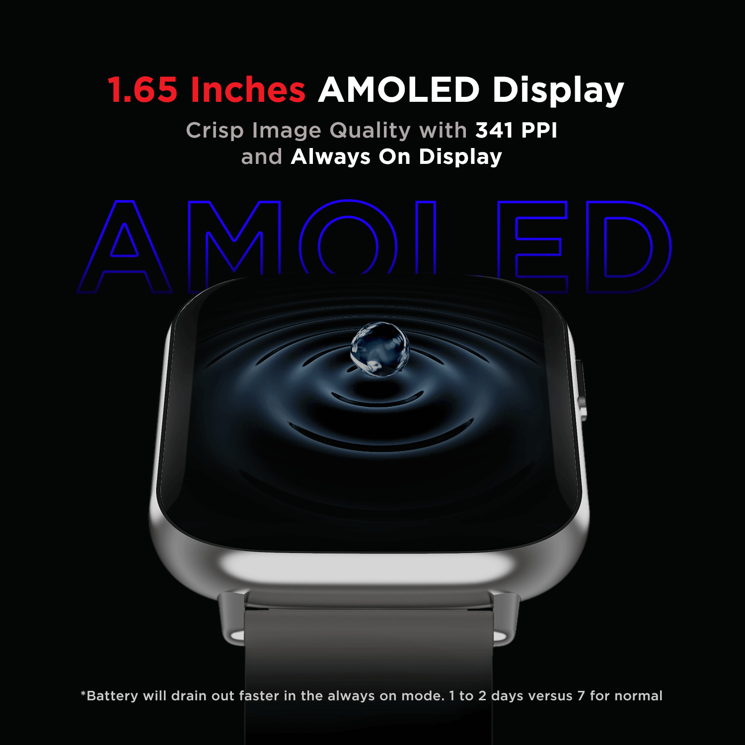 boAt Matrix | 1.65" (4.18 cm) colour AMOLED Display, Fitness Tracking, 100+ Cloud Watch Faces