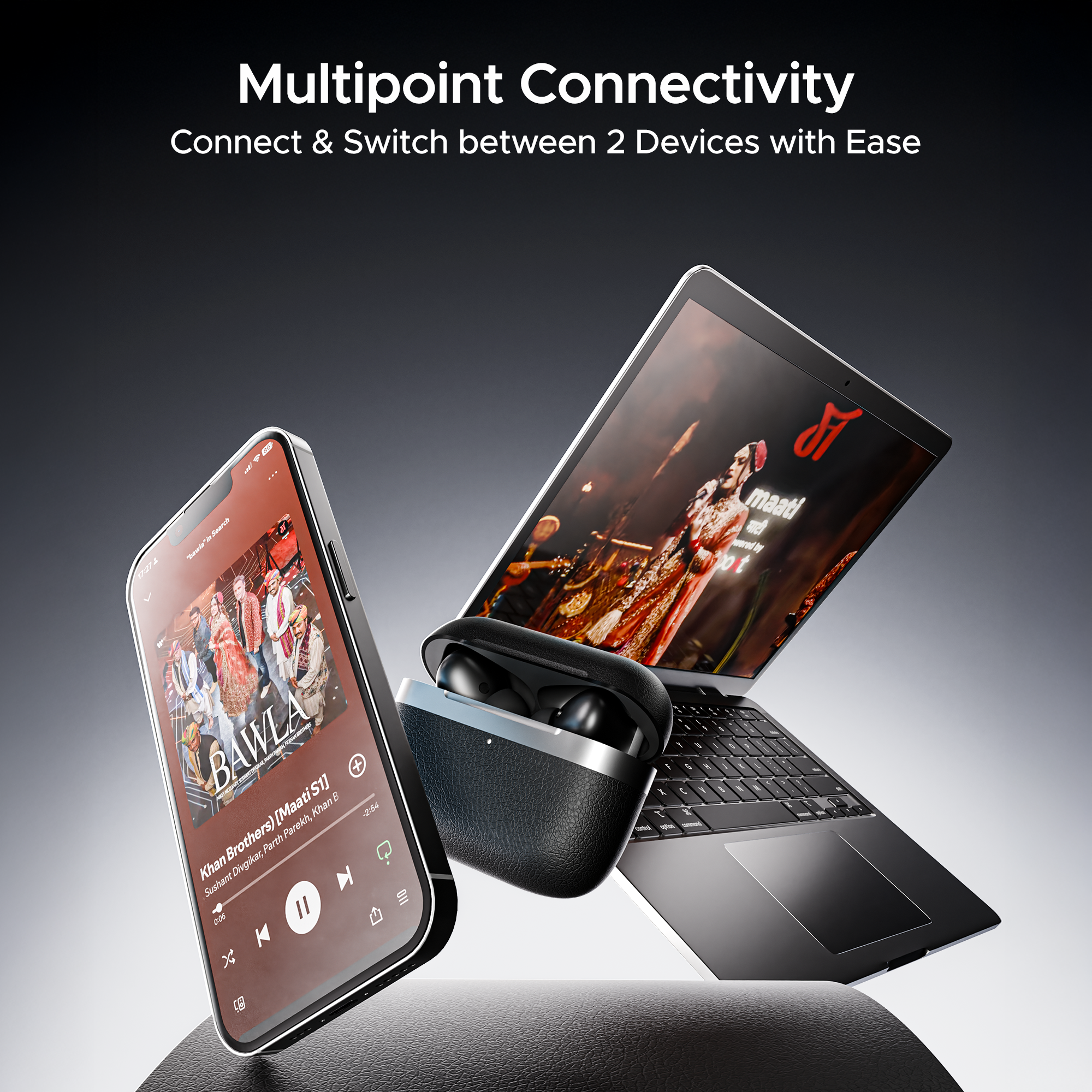 boAt Airdopes 111v2 | Wireless Earbuds with 50H Playback, Bluetooth v5.4, IWP™ Technology, 13mm Drivers