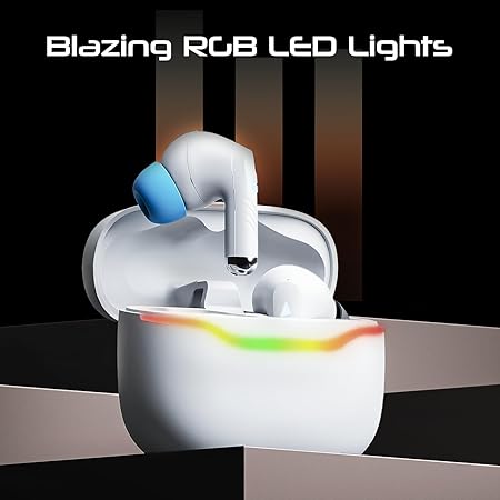 boAt Immortal 125 | Gaming Wireless Earbuds with BEAST™️Mode, 40 Hours Playback, ENx™ Technology, RGB LED lights