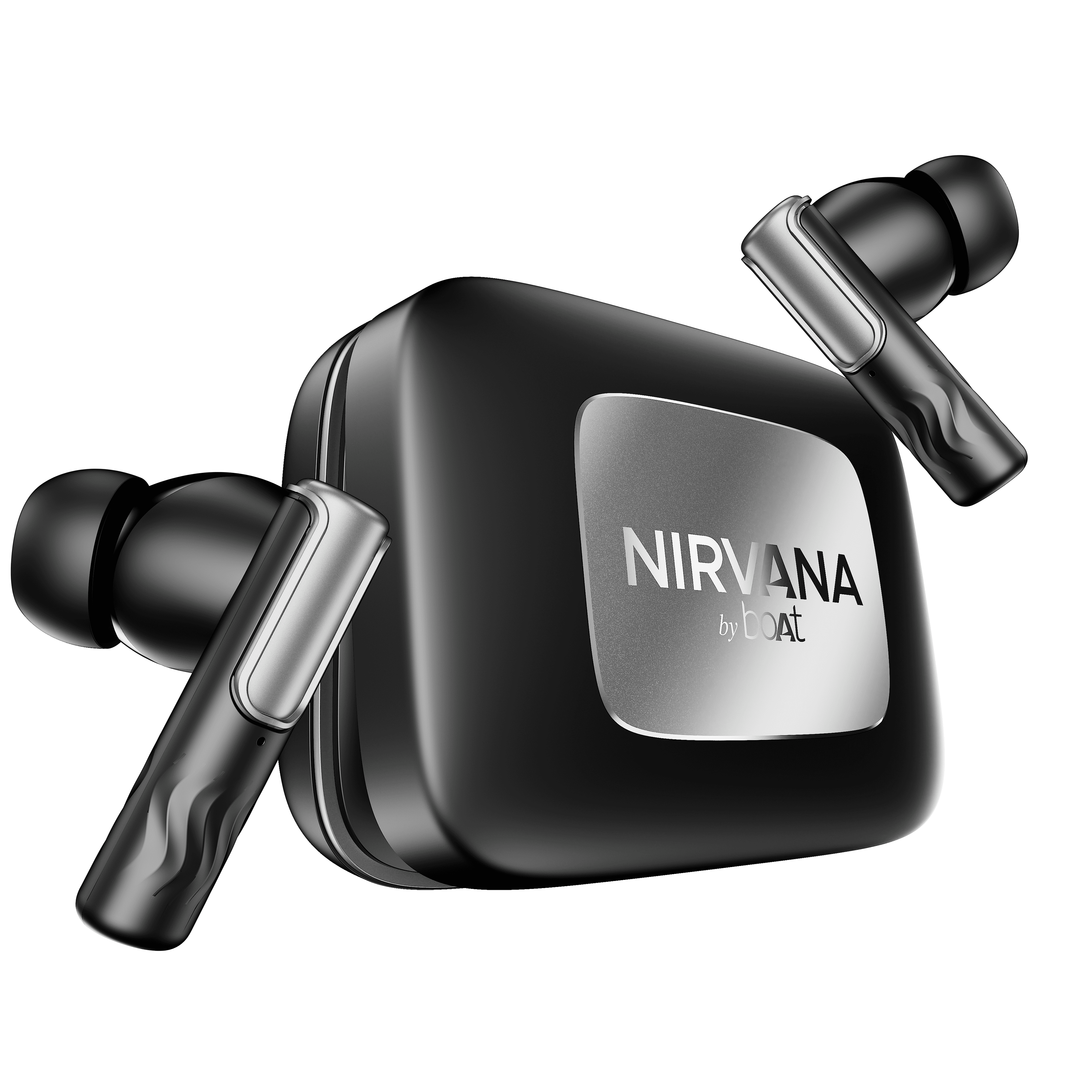 boAt Nirvana Ivy Pro | Wireless Earbuds with Dolby Head Tracking, 50H Playback, 52dB ANC & Adaptive EQ by Mimi