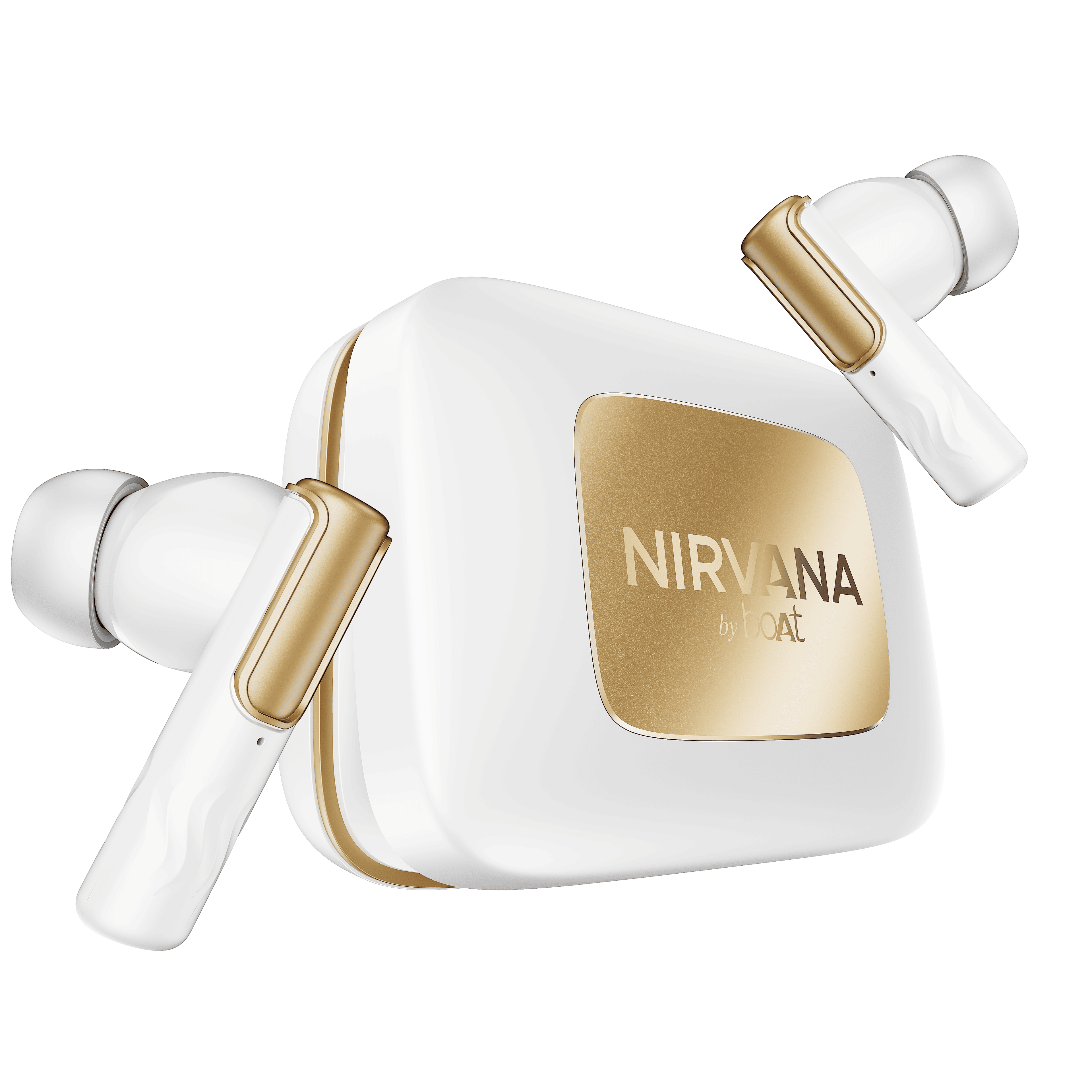 boAt Nirvana Ivy Pro | Wireless Earbuds with Dolby Head Tracking, 50H Playback, 52dB ANC & Adaptive EQ by Mimi