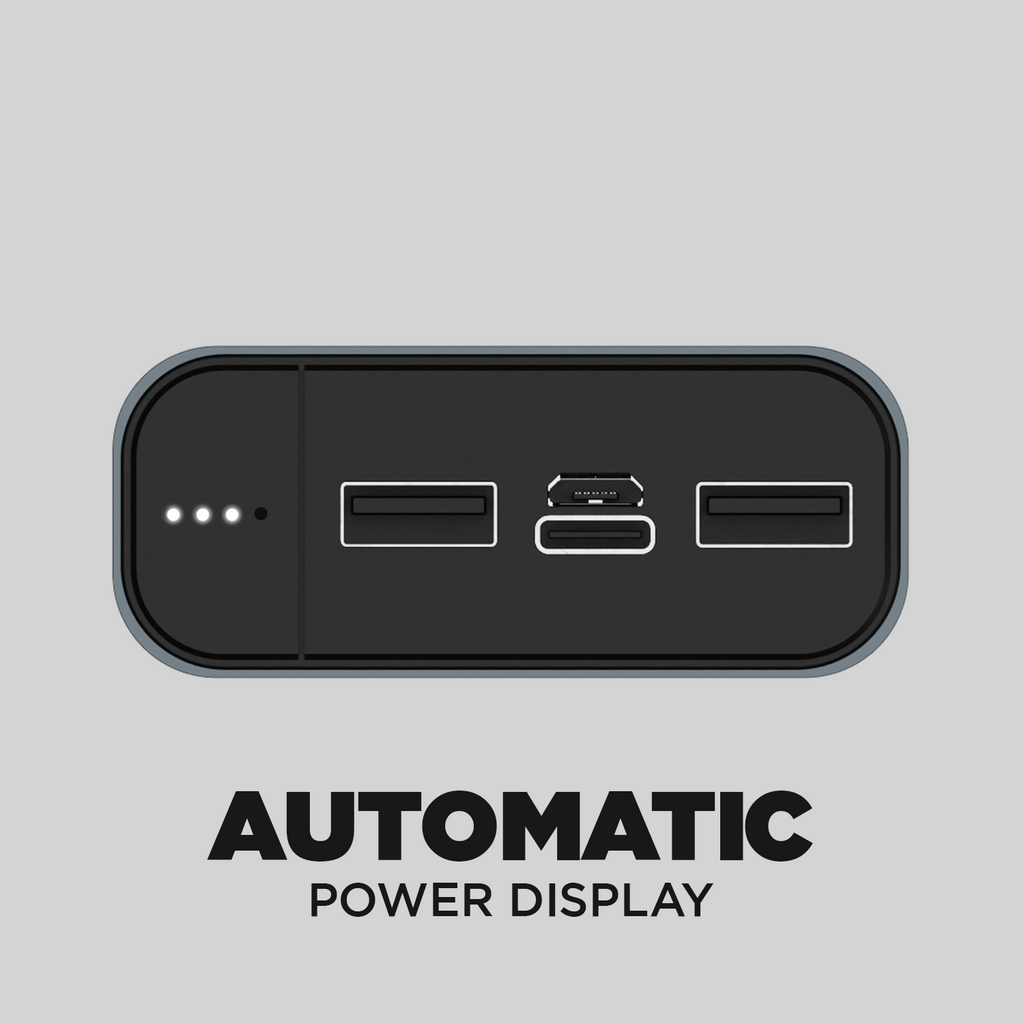boAt EnergyShroom PB20 | Powerbank with 20000mAh battery capacity with Smart IC protection
