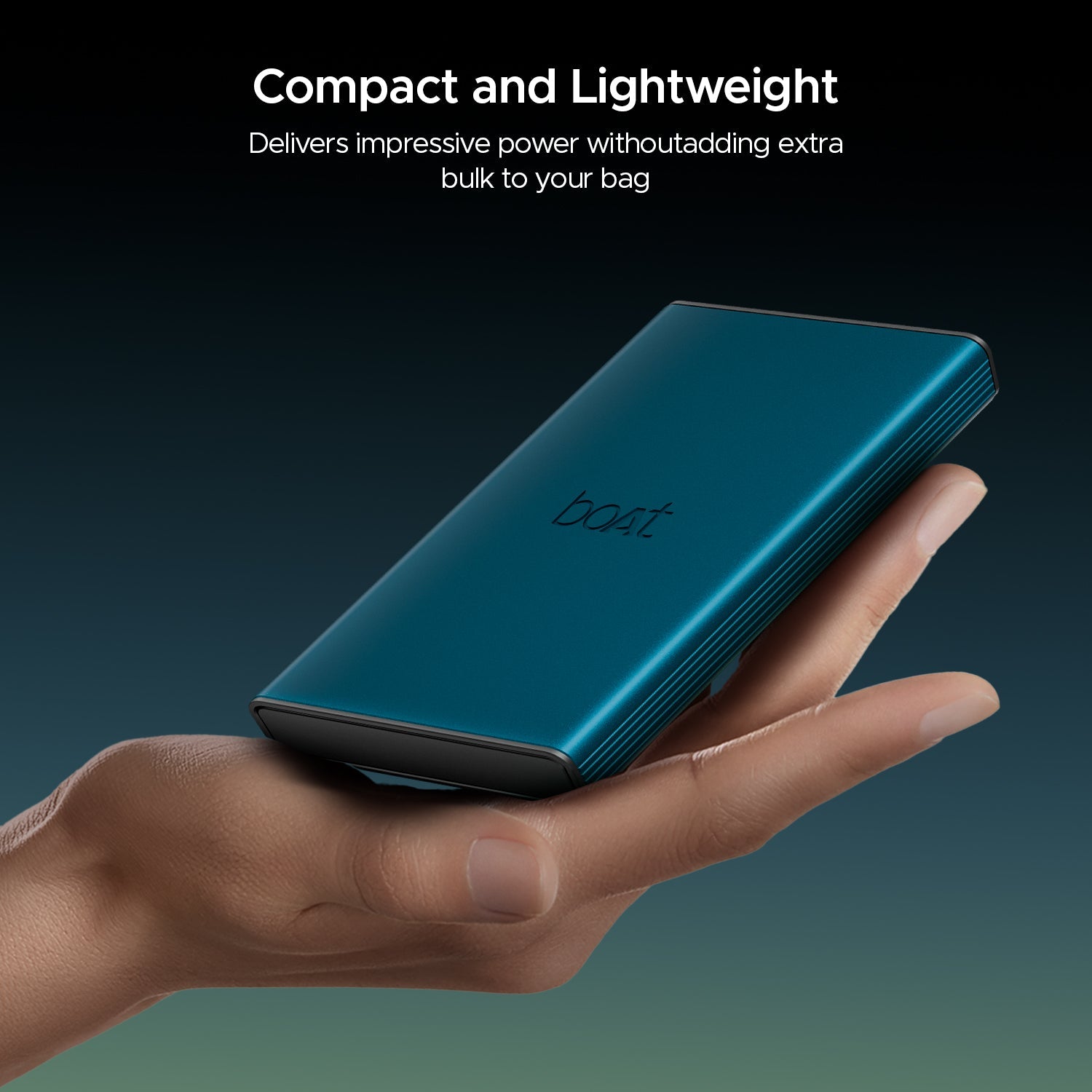 boAt EnergyShroom PB300 Pro | 10000mAh Powerbank with 2-way 22.5W fast charging,Pass-Through Charging, 12-Layer Smart IC Protection, Aluminium Casing & Compact
