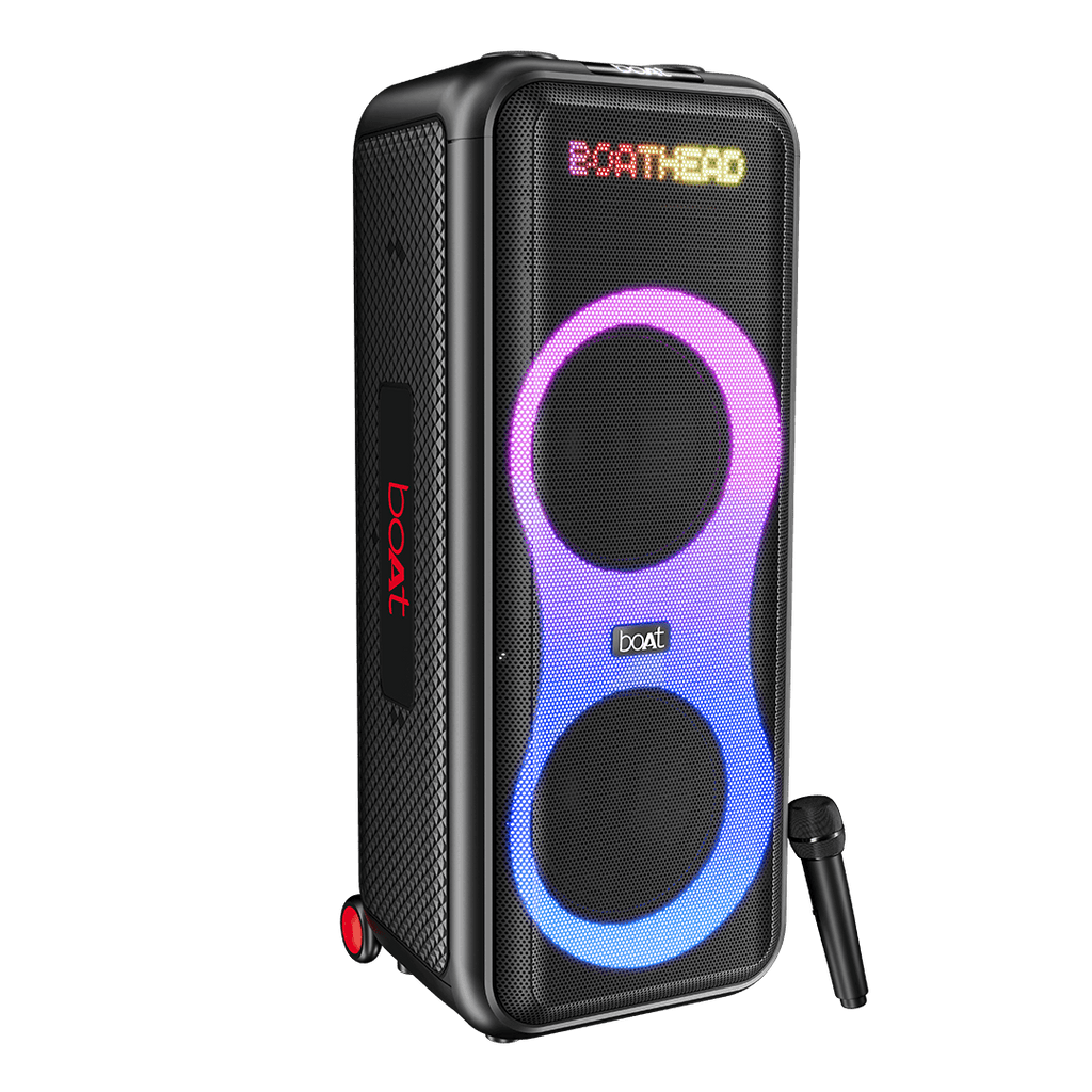 boAt PartyPal 600 | Bluetooth Speaker with 220W boAt Signature Sound, 7 Hours Playtime, TWS Feature, Animated Text Display