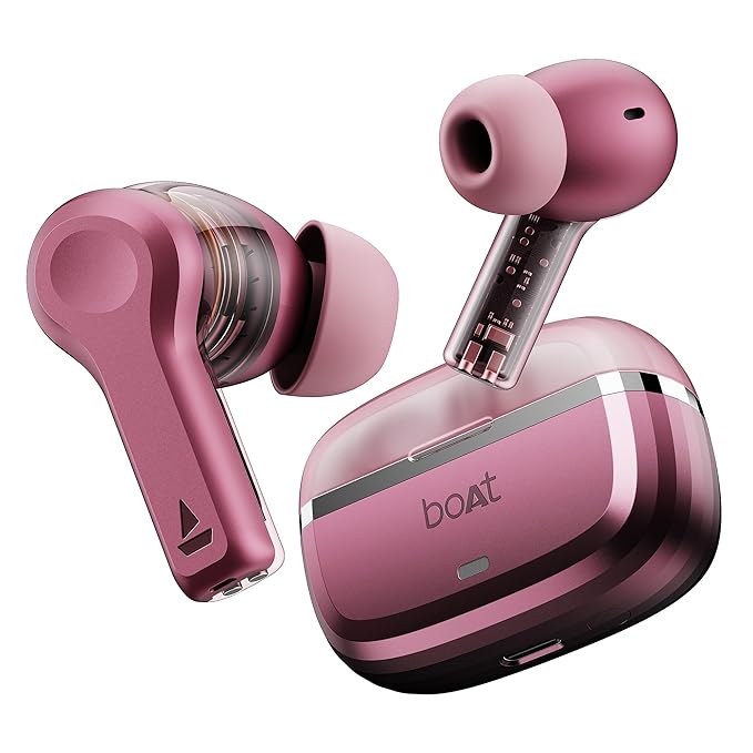 boAt Nirvana Space | TWS Earbuds with boAt 360º Spatial Audio, 32dB Active Noise Cancellation