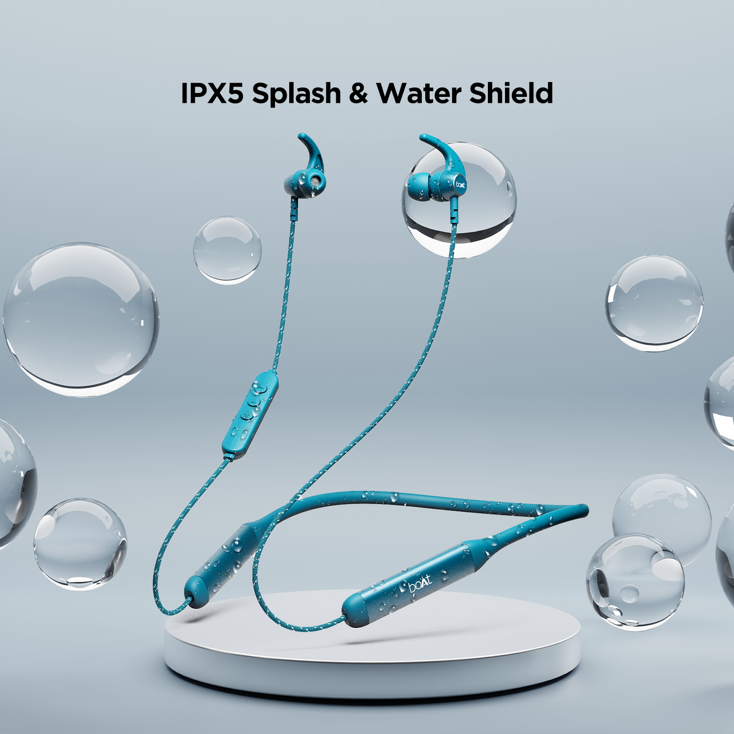 boAt Rockerz 333 Pro | Wireless Earphone with Non-Stop Music Upto 60 Hours, Asap Charge, IPX5 Water Resistance