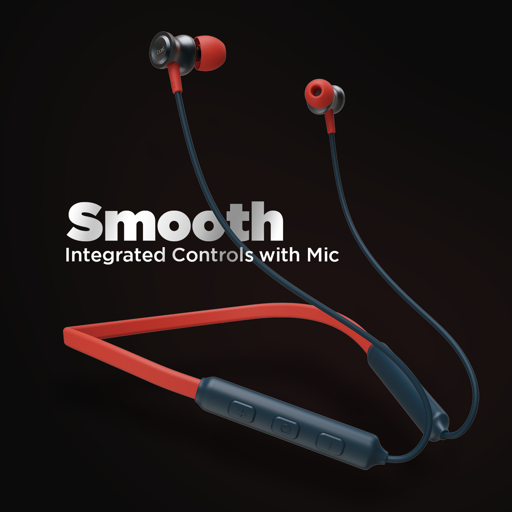 boAt Rockerz 185 | Wireless Neckband with Bluetooth v5.0, 15H Playback, IPX4 water-resistant, 10mm drivers