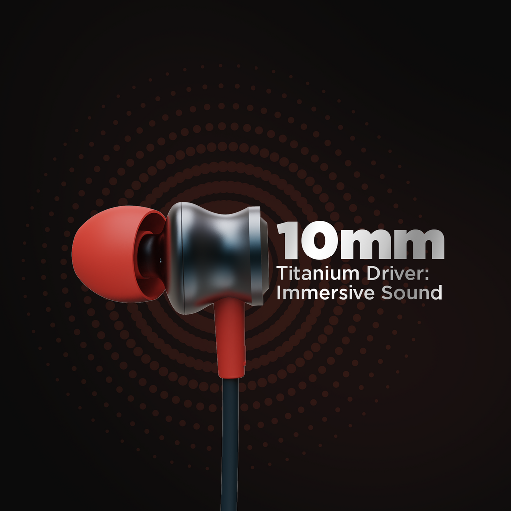boAt Rockerz 185 | Wireless Neckband with Bluetooth v5.0, 15H Playback, IPX4 water-resistant, 10mm drivers
