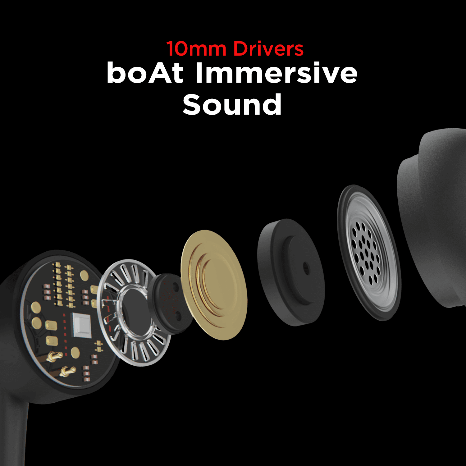 boAt Rockerz 205 Pro | Bluetooth Earphone with 10mm Drivers, Upto 30 Hour Playback, Lightweight Magnetic Earbuds