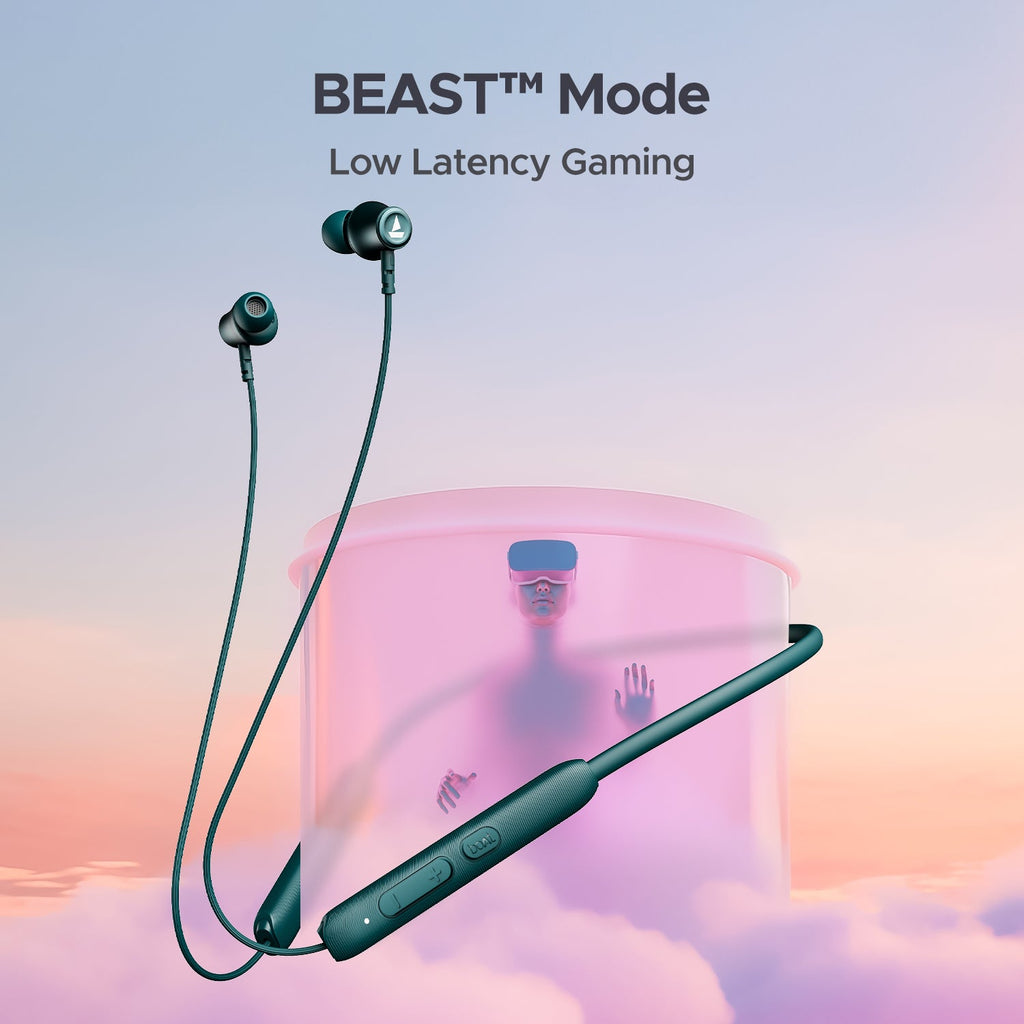 boAt Rockerz 245 V2 Pro | Wireless Bluetooth Earphones with 30 Hours Playback, 10mm drivers, ENx™️ Technology, BEAST™️ Mode