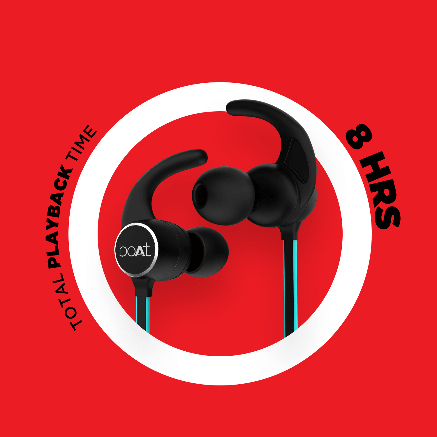 boAt Rockerz 255F | True HD Neckband with 10mm Dynamic Driver, Bluetooth 4.1, UpTo 6 Hours Playback, 110mah Battery
