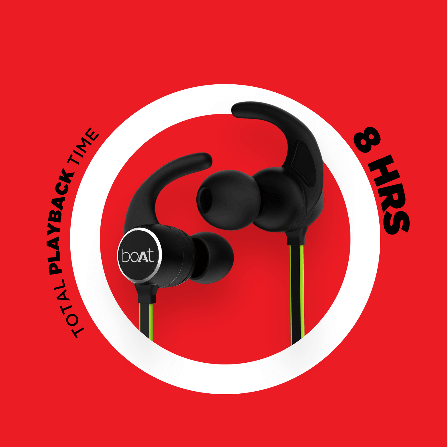 boAt Rockerz 255F | True HD Neckband with 10mm Dynamic Driver, Bluetooth 4.1, UpTo 6 Hours Playback, 110mah Battery