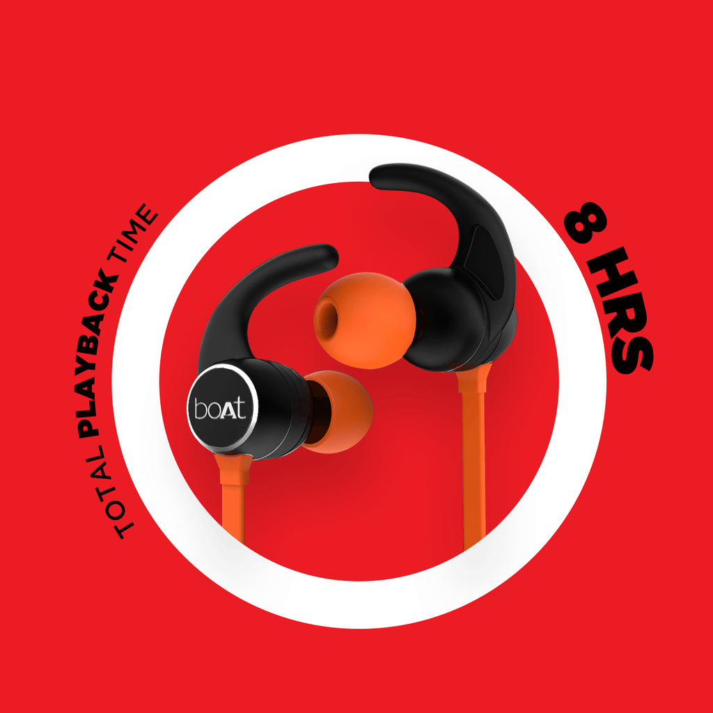 boAt Rockerz 255 | Bluetooth Wireless Earphone with 10 mm Dynamic Drivers, Uninterrupted Music Upto 6 Hours, IPX5 Sweat & Water Resistance, cVc Noise Cancellation