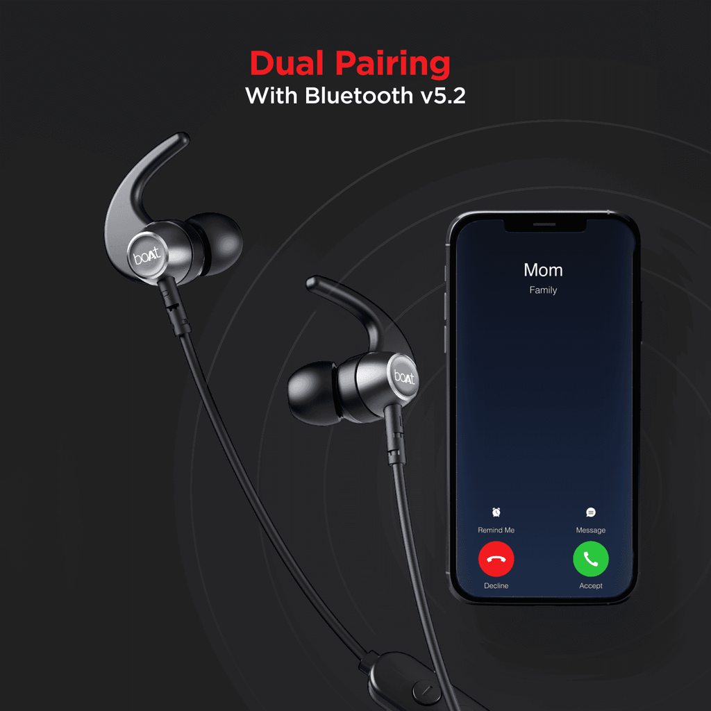 boAt Rockerz 330 Pro | Wireless Bluetooth Neckband with 10mm Dynamic Drivers, Up to 60 Hours of Playback, ENx Technology