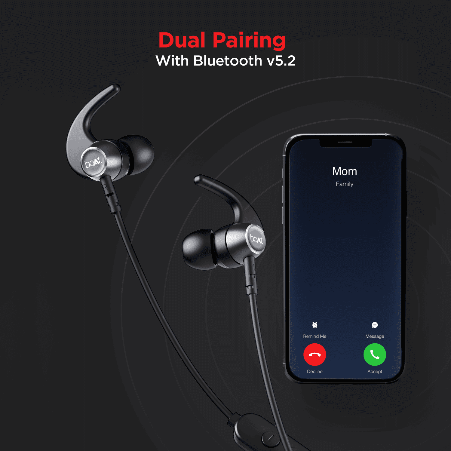boAt Rockerz 330 Pro | Wireless Bluetooth Neckband with 10mm Dynamic Drivers, Up to 60 Hours of Playback, ENx Technology