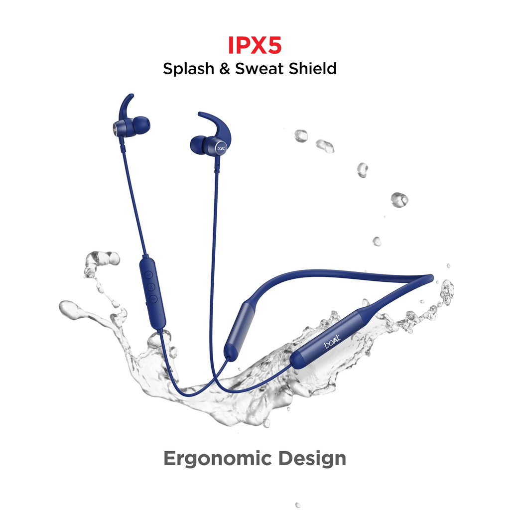 boAt Rockerz 330 Pro | Wireless Bluetooth Neckband with 10mm Dynamic Drivers, Up to 60 Hours of Playback, ENx Technology