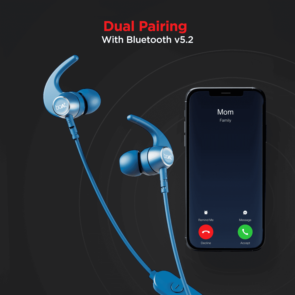 boAt Rockerz 330 Pro | Wireless Bluetooth Neckband with 10mm Dynamic Drivers, Up to 60 Hours of Playback, ENx Technology