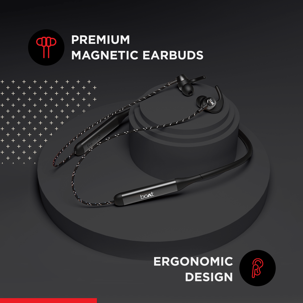 boAt Rockerz 338 | Wireless Earphone with 30 Hours Playback, ASAP™ Charging with Dual Pairing, Bluetooth v5.0