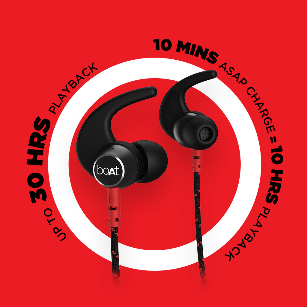 boAt Rockerz 338 | Wireless Earphone with 30 Hours Playback, ASAP™ Charging with Dual Pairing, Bluetooth v5.0