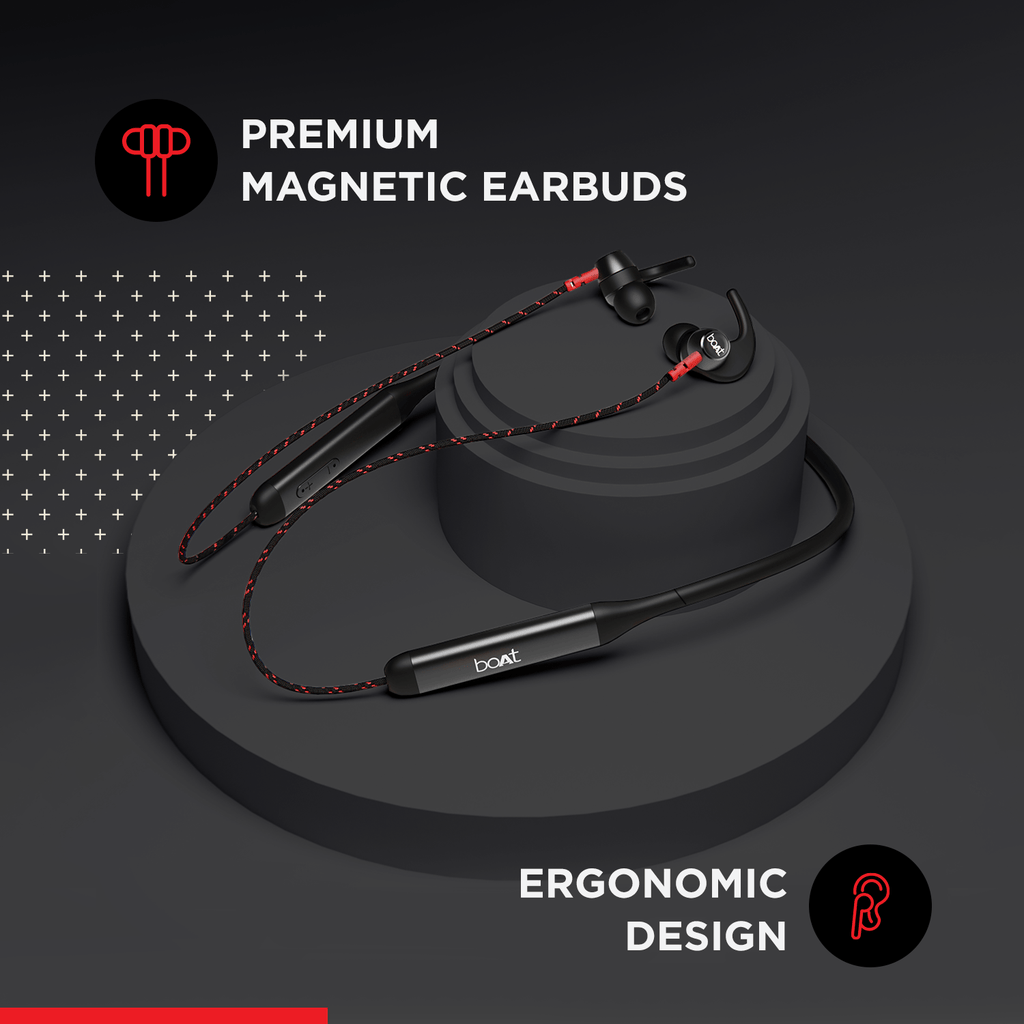 boAt Rockerz 338 | Wireless Earphone with 30 Hours Playback, ASAP™ Charging with Dual Pairing, Bluetooth v5.0