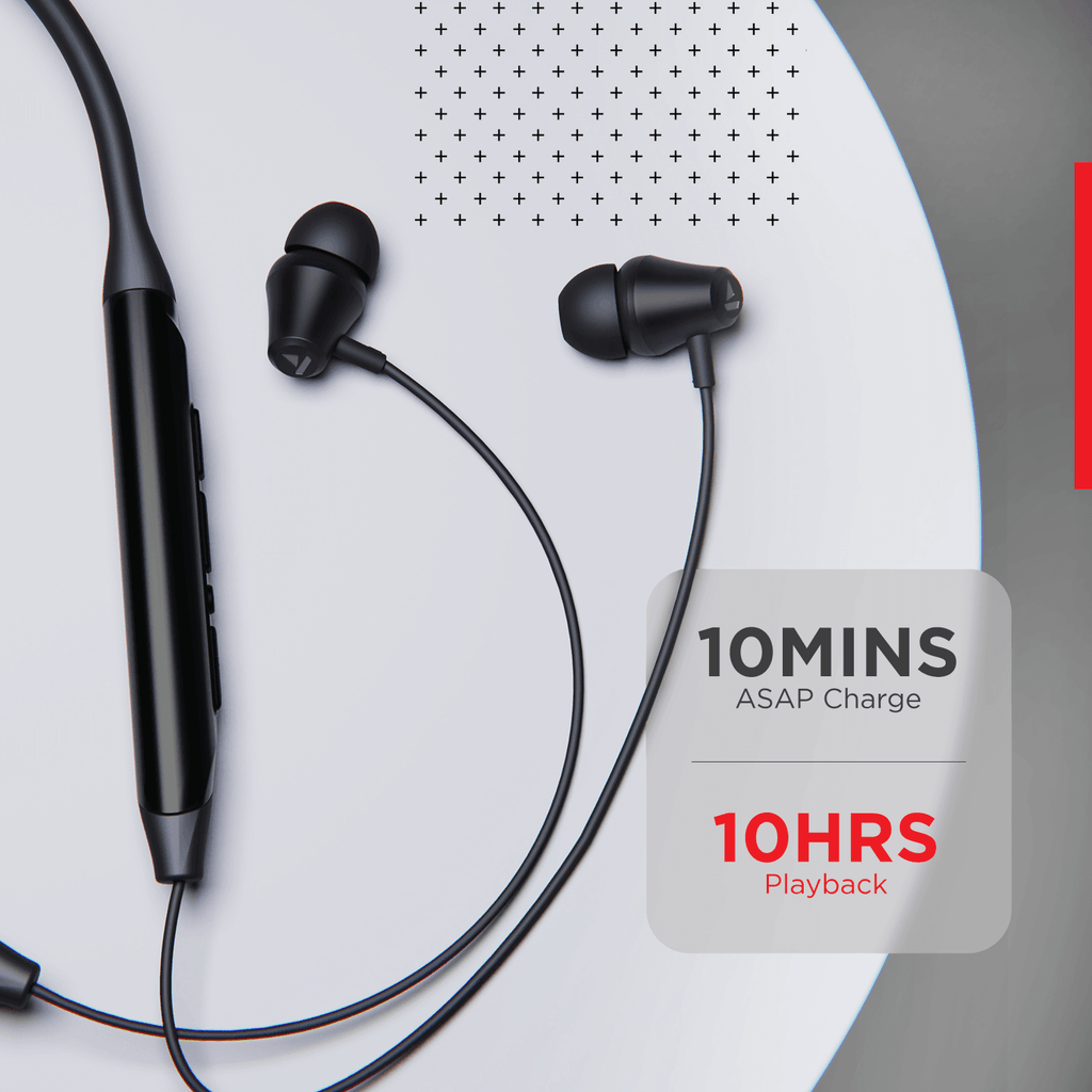 boAt Rockerz 375 | Wireless Earphone with 10mm Driver in both Ears, Upto 20Hrs Playback, BEAST™ Mode with 3D Spatial Sound, boAt Signature Sound