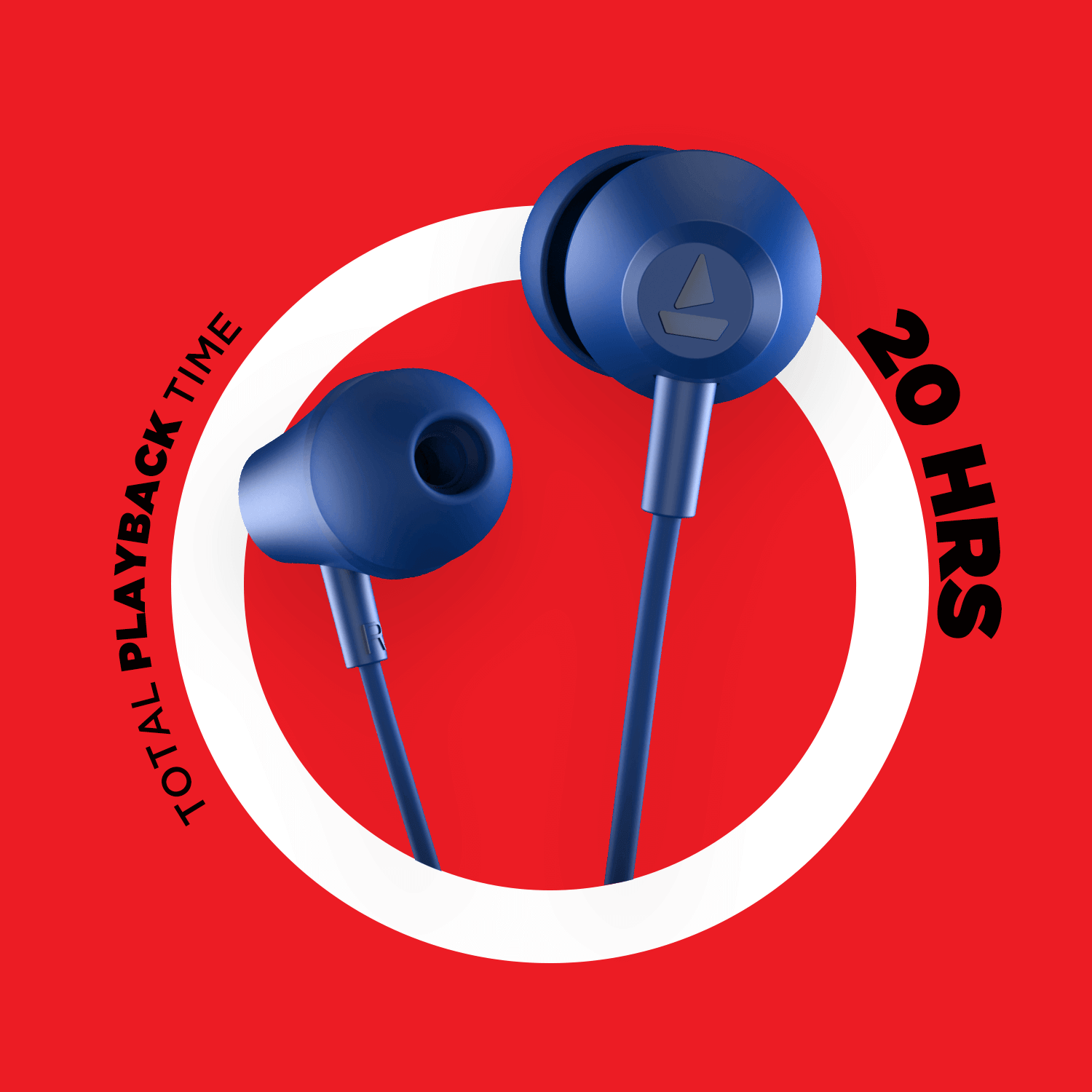 boAt Rockerz 375 | Wireless Earphone with 10mm Driver in both Ears, Upto 20Hrs Playback, BEAST™ Mode with 3D Spatial Sound, boAt Signature Sound