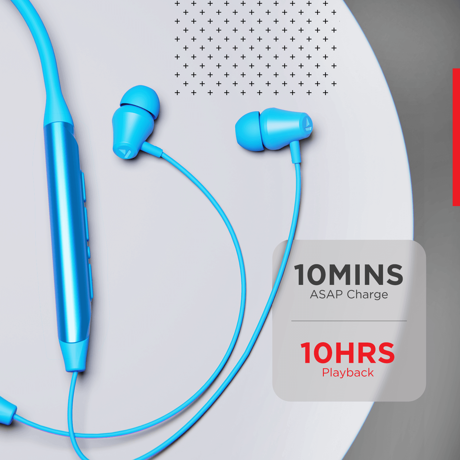 boAt Rockerz 375 | Wireless Earphone with 10mm Driver in both Ears, Upto 20Hrs Playback, BEAST™ Mode with 3D Spatial Sound, boAt Signature Sound