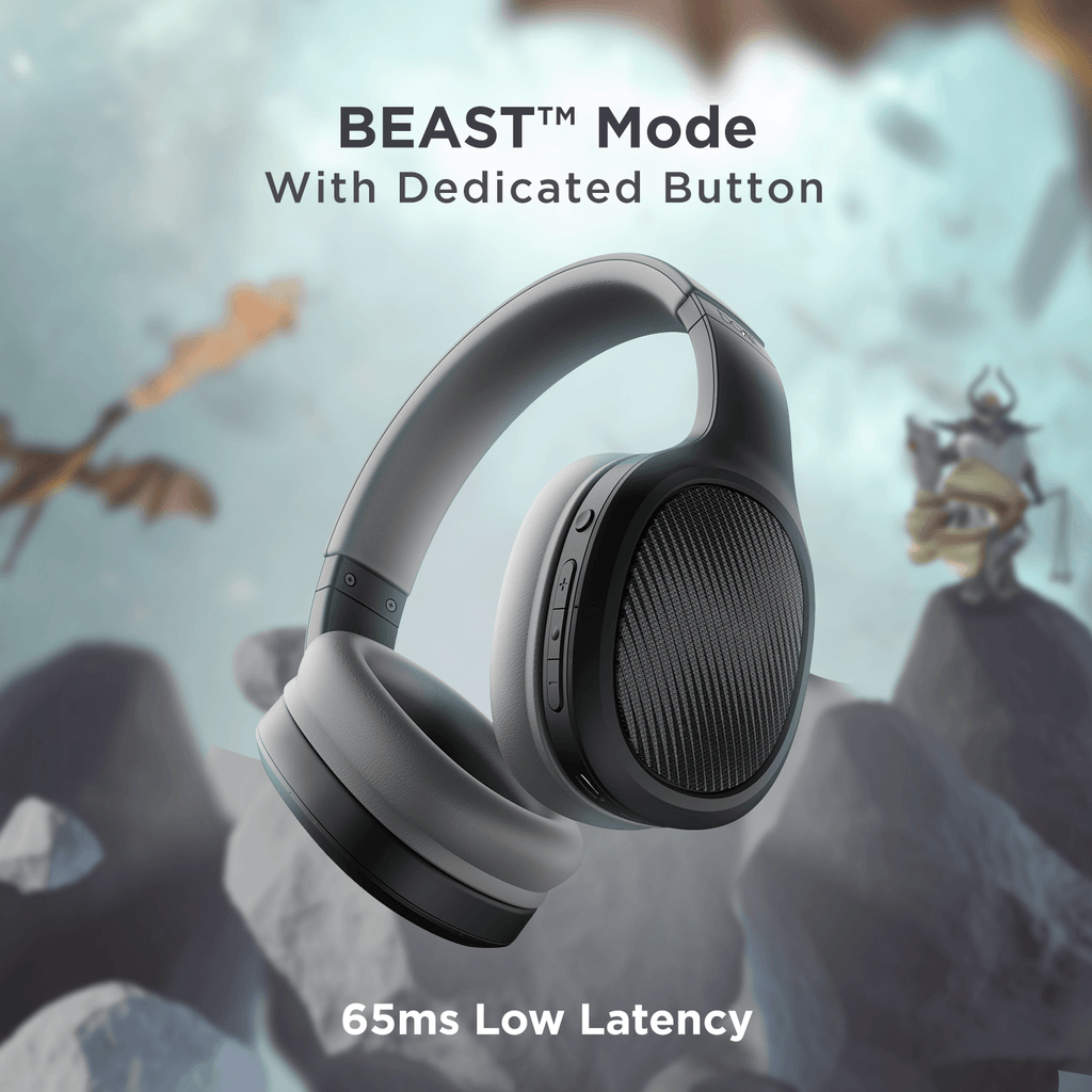 boAt Rockerz 460 | Wireless Headphone with 40mm Drivers, 30 HRS of Fuel, ENx™ Technology For Clear Calls, Dual Pairing