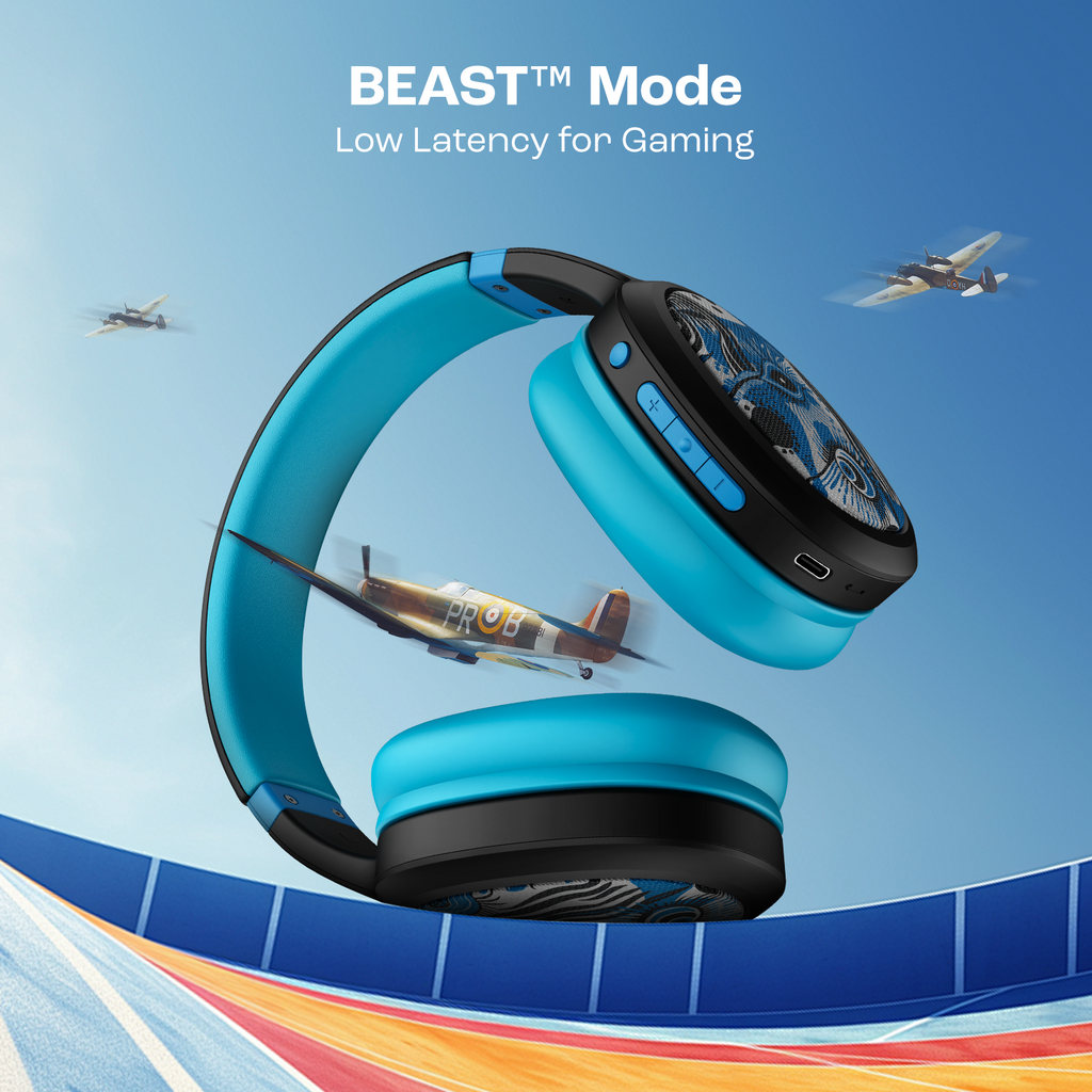 boAt Rockerz 460 | Wireless Headphone with 40mm Drivers, 30 HRS of Fuel, ENx™ Technology For Clear Calls, Dual Pairing