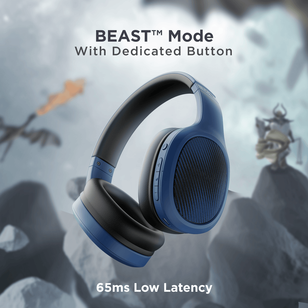 boAt Rockerz 460 | Wireless Headphone with 40mm Drivers, 30 HRS of Fuel, ENx™ Technology For Clear Calls, Dual Pairing