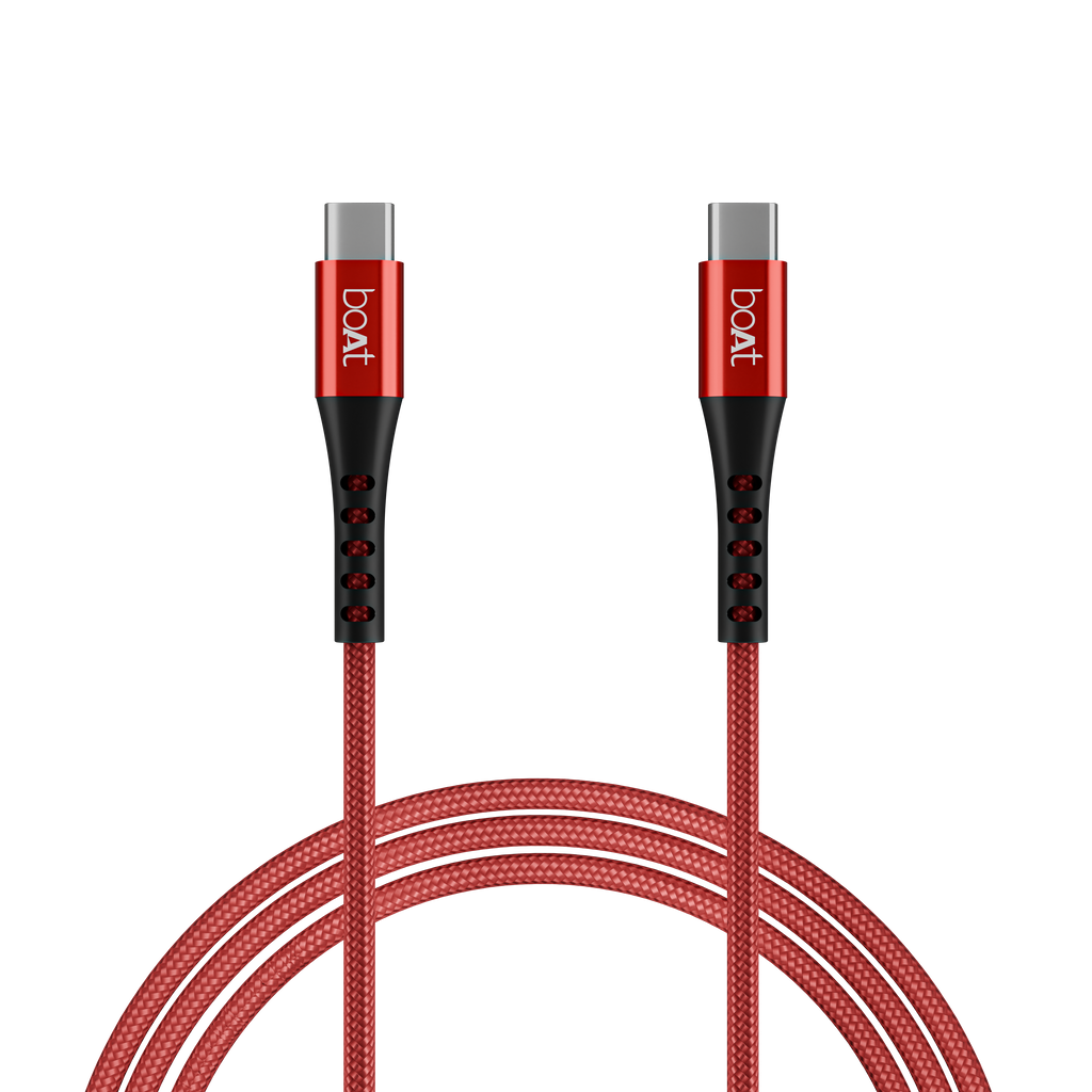 boAt C600 Fast Charging Cable | Charging Cable with 1.5m Cable, Nylon Braided Cable, 100 PD Fast Charging, USB 3.2 Gen 2