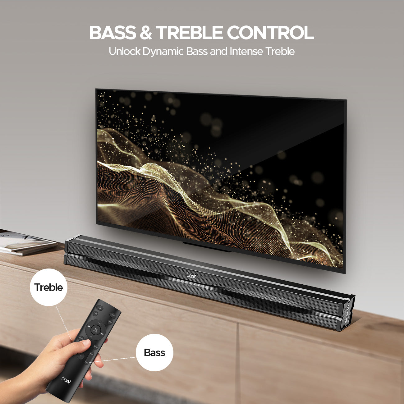 boAt Aavante Bar Orion Plus | 160W Bluetooth Soundbar, 2.1 Surround Sound System, Subwoofer & Wired Rear Speakers