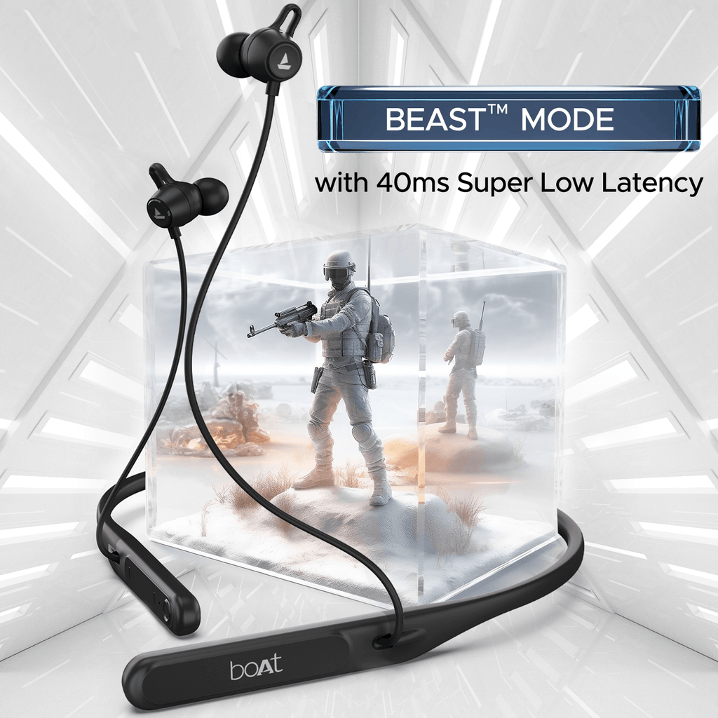 boAt Rockerz 255 Touch | Wireless Earphone with 30H Playback, 10mm Dynamic Graphene Drivers, ENx™ Technology, BEAST™ Mode