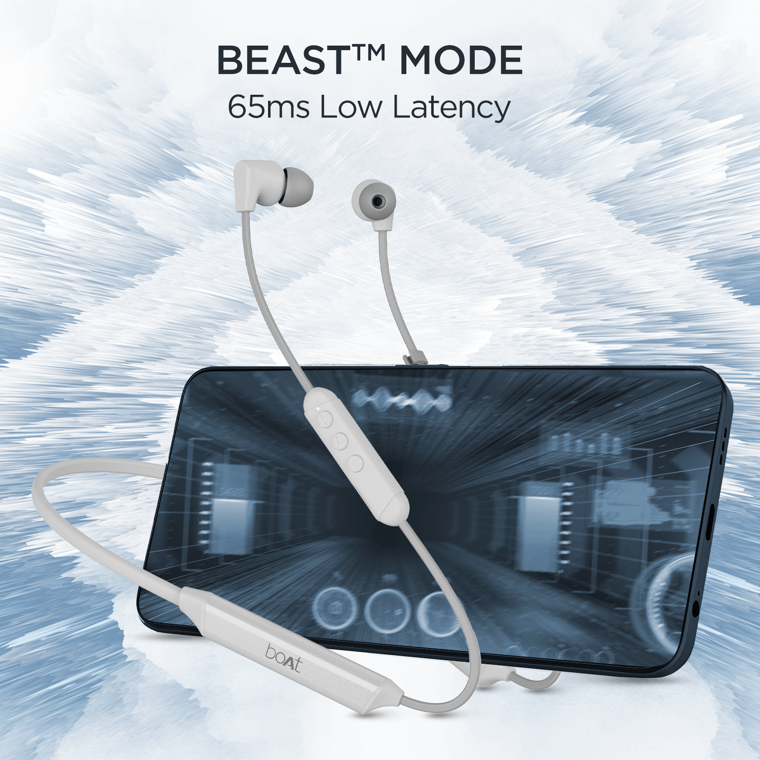 boAt Rockerz Trinity | Wireless Neckband Earphones with Crystal Bionic Sound powered by HiFi®️ DSP, 10mm Drivers, Upto 150 Hours Playback, ASAP™️ Charge, ENx™️ Technology