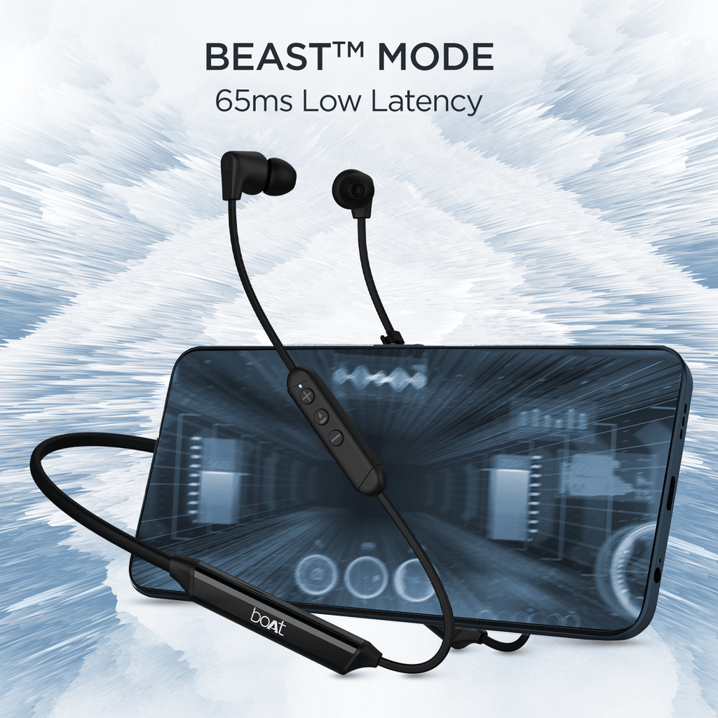 boAt Rockerz Trinity | Wireless Neckband Earphones with Crystal Bionic Sound powered by HiFi®️ DSP, 10mm Drivers, Upto 150 Hours Playback, ASAP™️ Charge, ENx™️ Technology