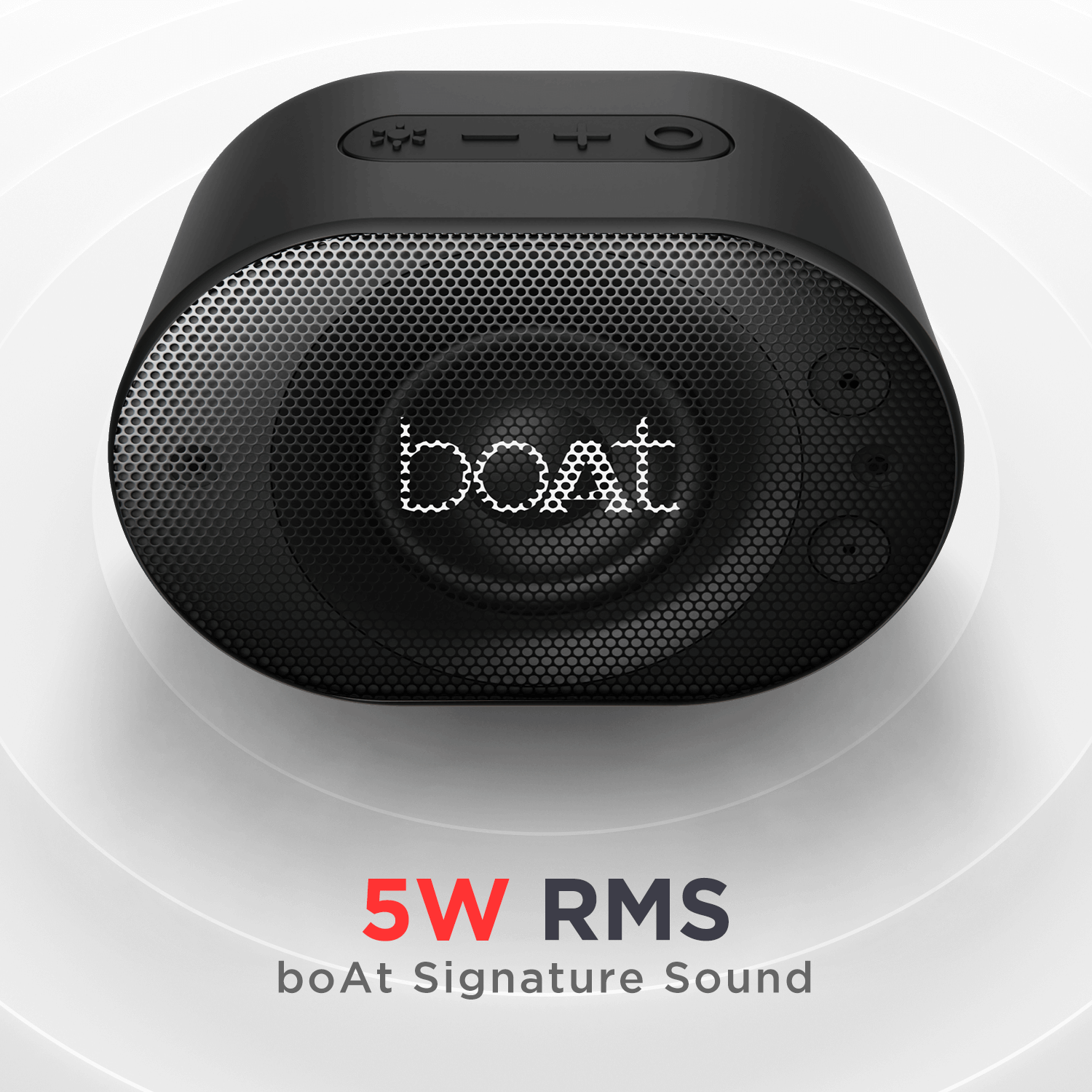 Stone 250 | 5W Portable Wireless Speaker with RGB LED, 9 Hours of Playtime, IPX7 Water Resistant