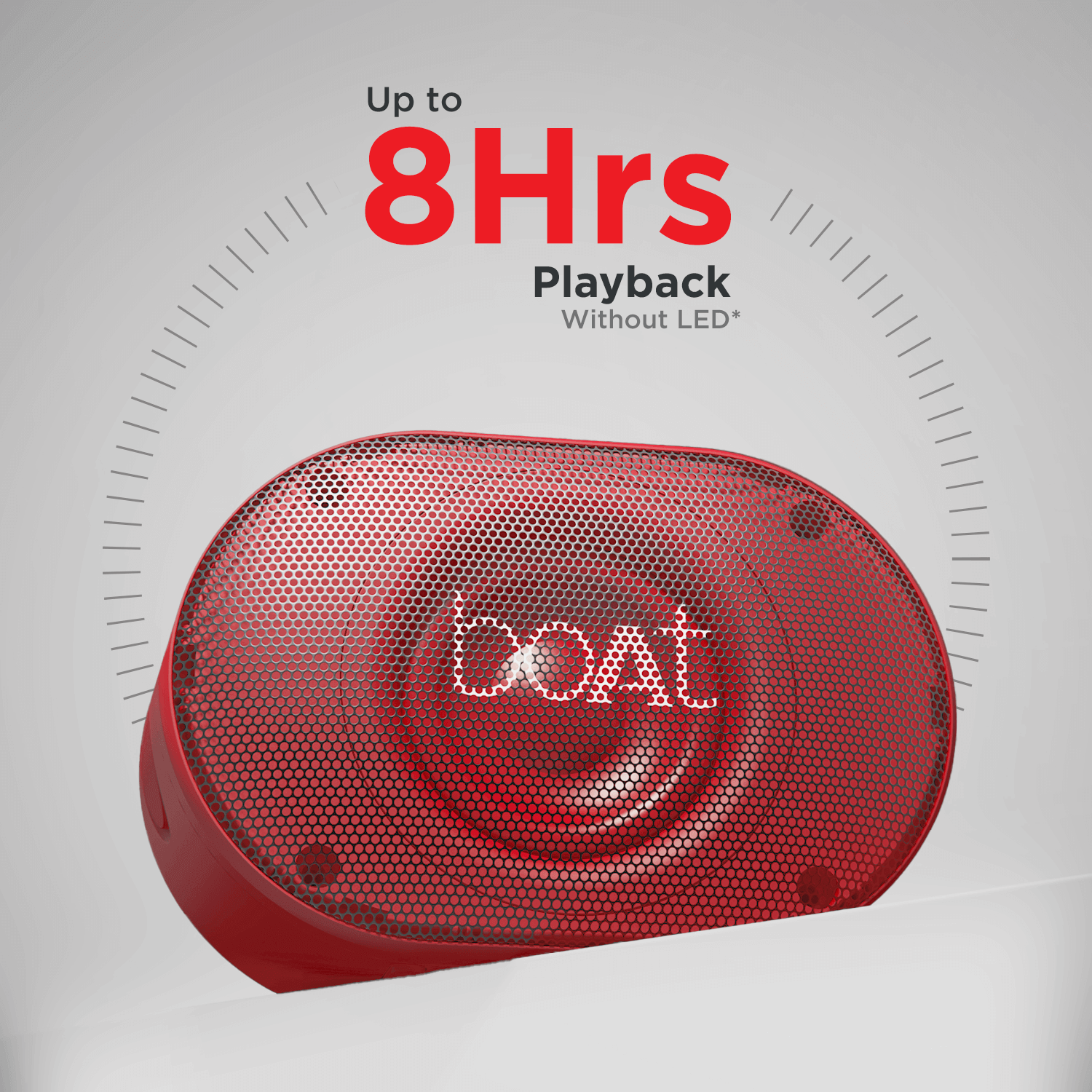 Stone 250 | 5W Portable Wireless Speaker with RGB LED, 9 Hours of Playtime, IPX7 Water Resistant
