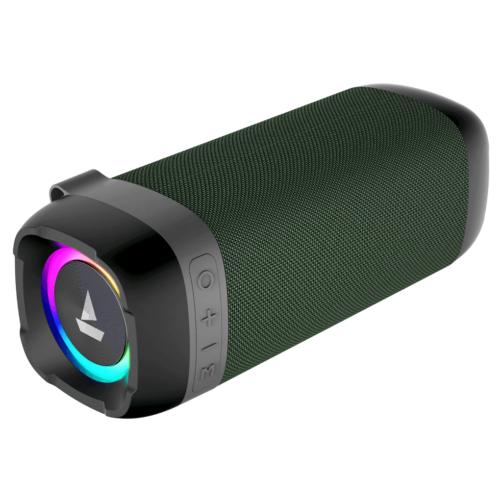 Stone 500 | Portable Bluetooth Speaker with 10W RMS Stereo Sound, RGB Lights, Bluetooth v5.0, AUX, USB & FM mode