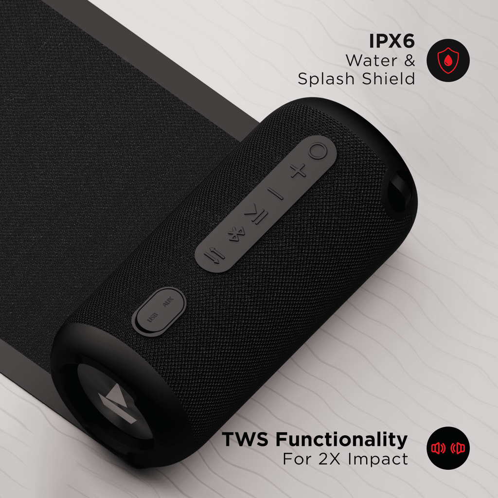 boAt Stone 850 | TWS Bluetooth Speaker with 16W boAt Signature Sound, 13 Hours of Playback, 150 Min Playtime in 15 Min Charge