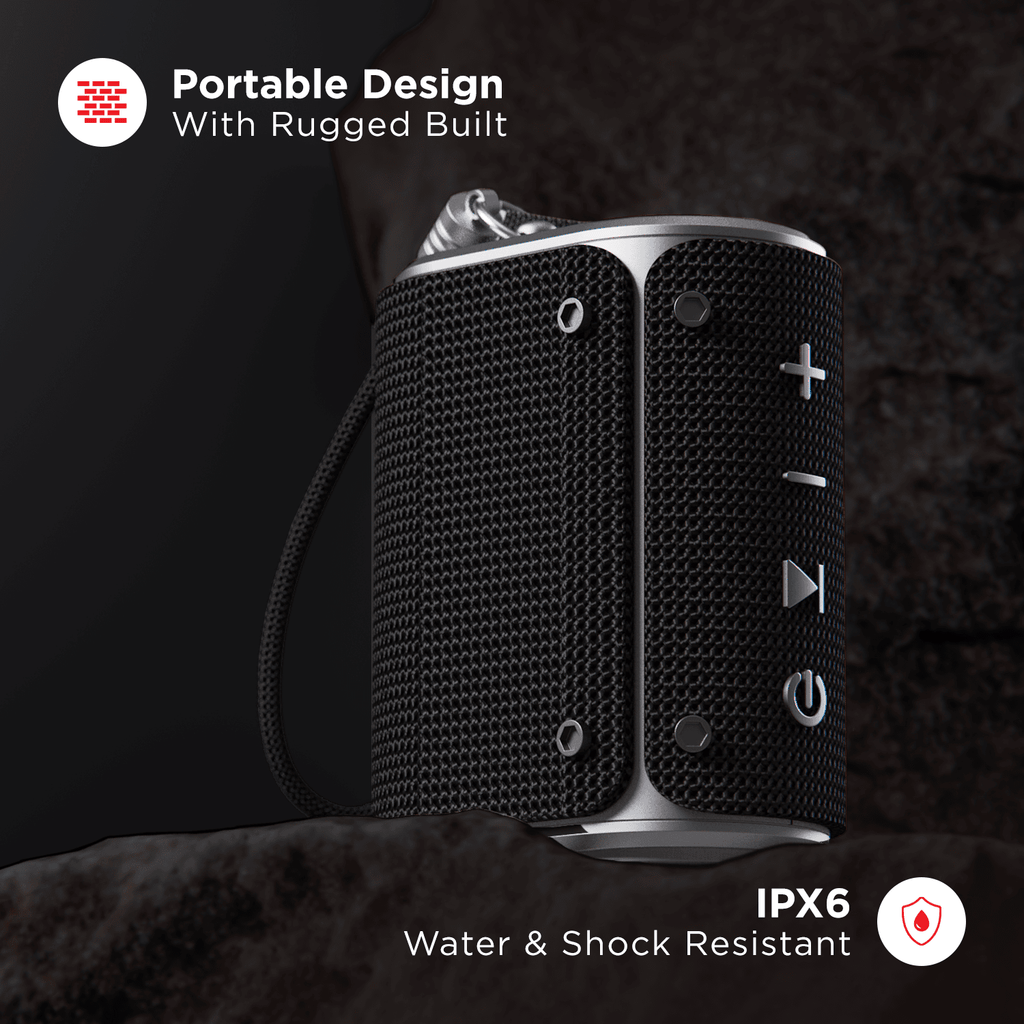 boAt Stone Grenade Rtl | Bluetooth Speakers with 1.75” Full-range Drivers, High Fidelity Stereo Sound, Up to 7hrs Nonstop Playback