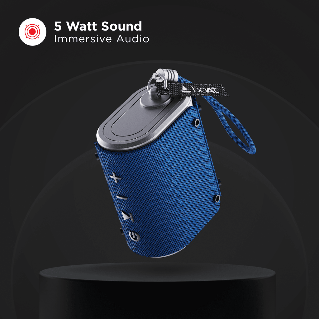 boAt Stone Grenade Rtl | Bluetooth Speakers with 1.75” Full-range Drivers, High Fidelity Stereo Sound, Up to 7hrs Nonstop Playback
