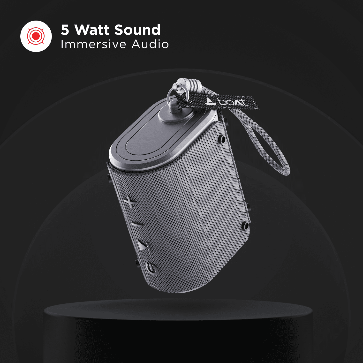 boAt Stone Grenade | Bluetooth Speakers with 1.75” Full-range Drivers, High Fidelity Stereo Sound, Up to 7hrs Nonstop Playback