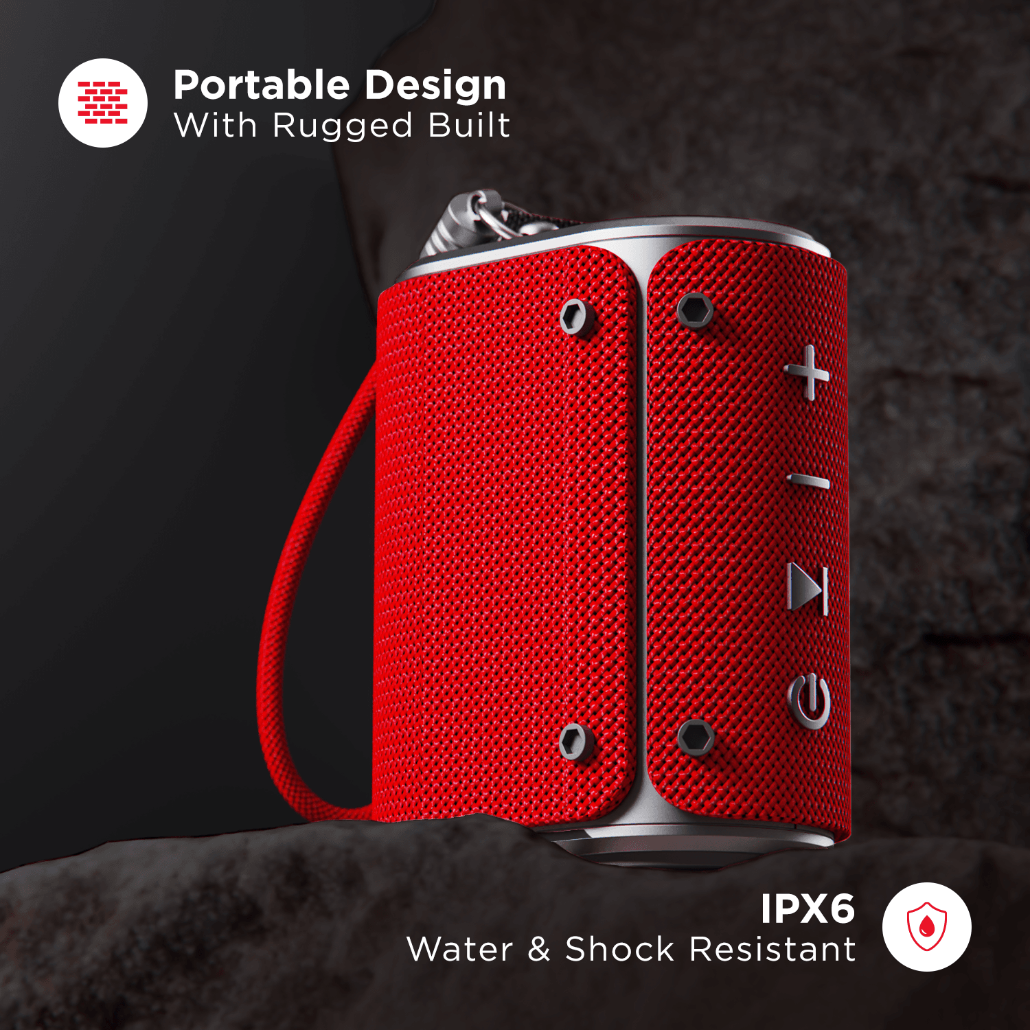 boAt Stone Grenade Rtl | Bluetooth Speakers with 1.75” Full-range Drivers, High Fidelity Stereo Sound, Up to 7hrs Nonstop Playback