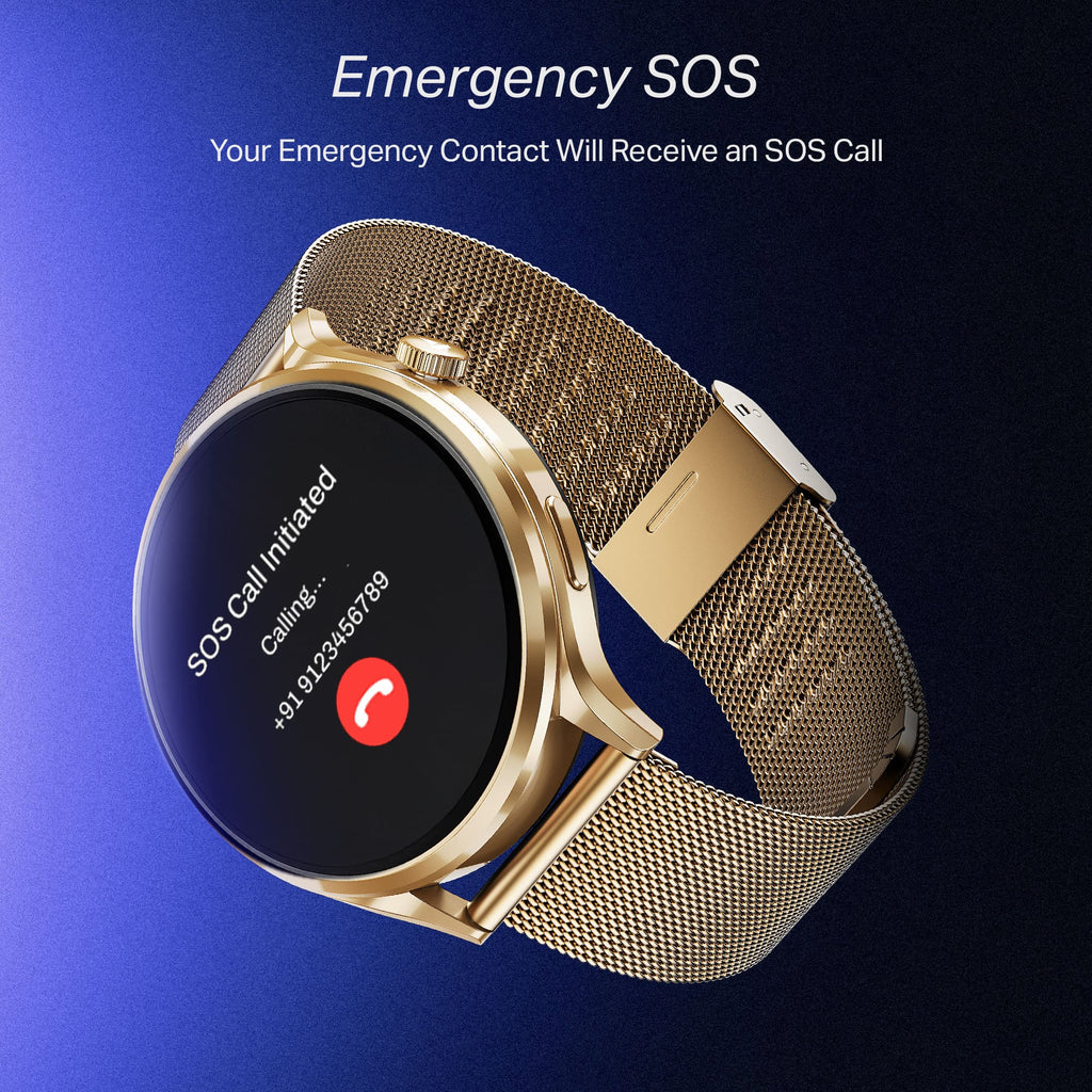 boAt Lunar Discovery Pro | Premium Smartwatch with 1.39" HD Display, Advanced BT Calling & Health Monitoring