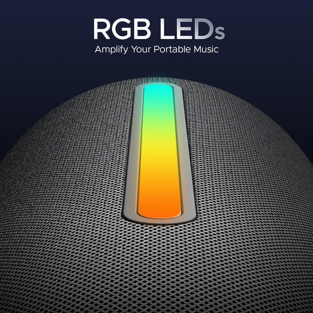 boAt Stone 352 Pro | Portable Bluetooth Speaker with 14W boAt Signature Sound, RGB LED Design, 12 Hours Playback