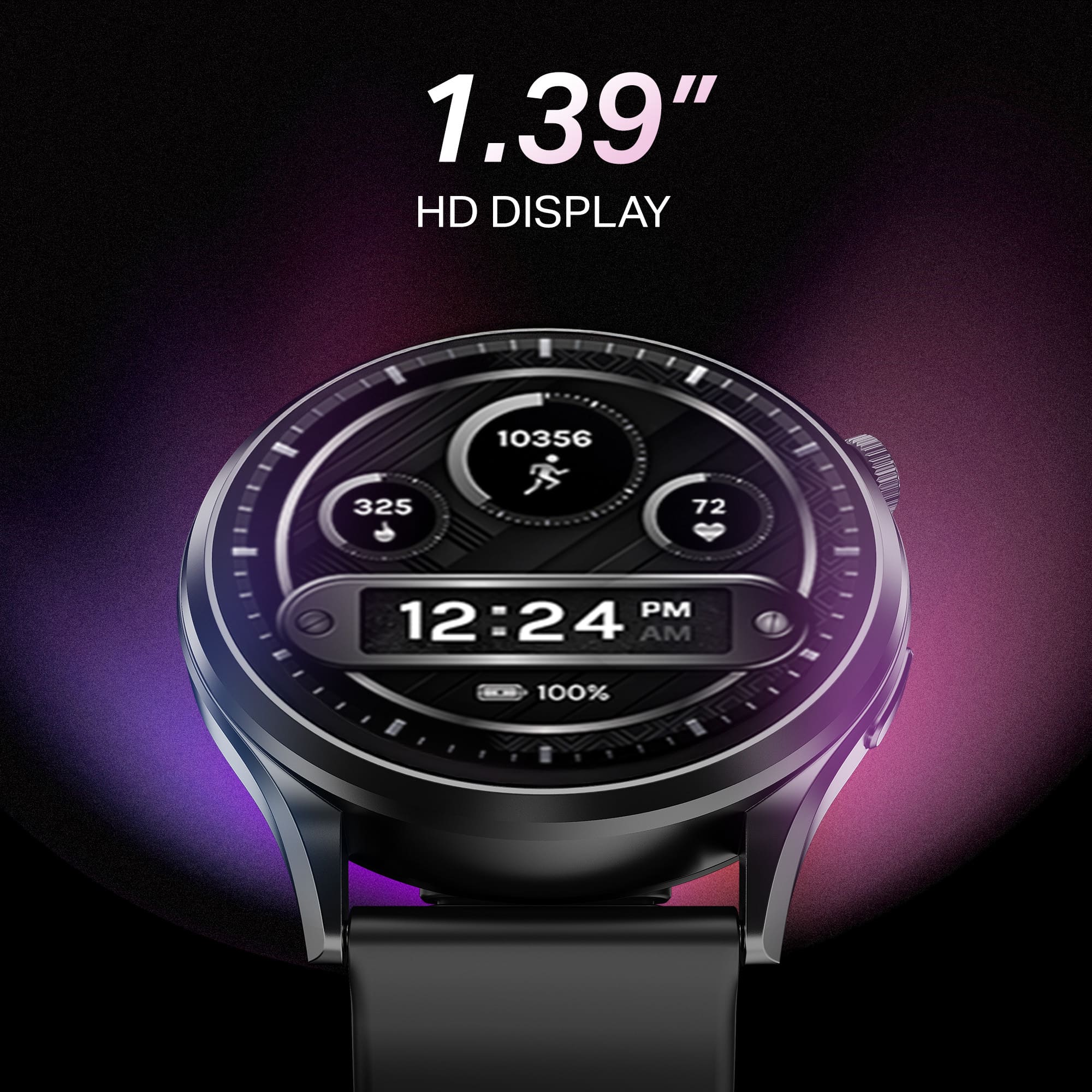 boAt Lunar Discovery Pro | Premium Smartwatch with 1.39" HD Display, Advanced BT Calling & Health Monitoring