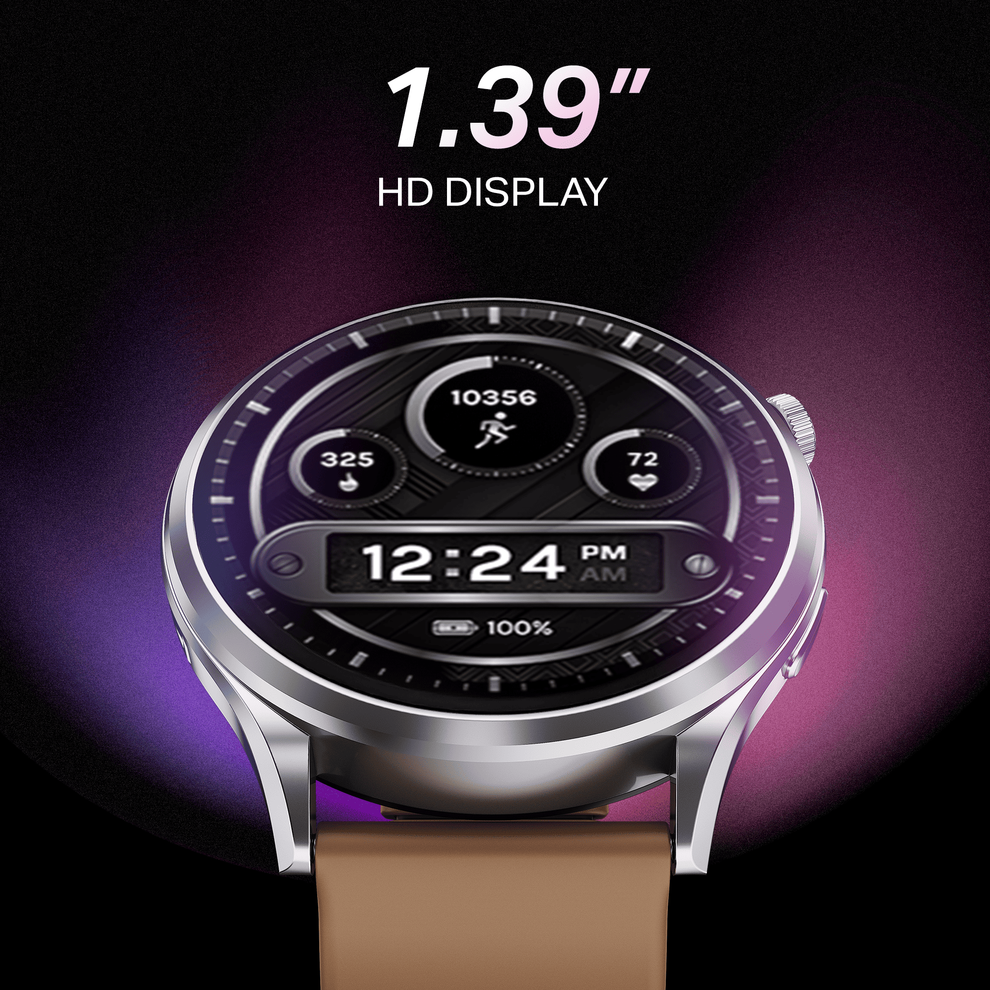 boAt Lunar Discovery Pro | Premium Smartwatch with 1.39" HD Display, Advanced BT Calling & Health Monitoring