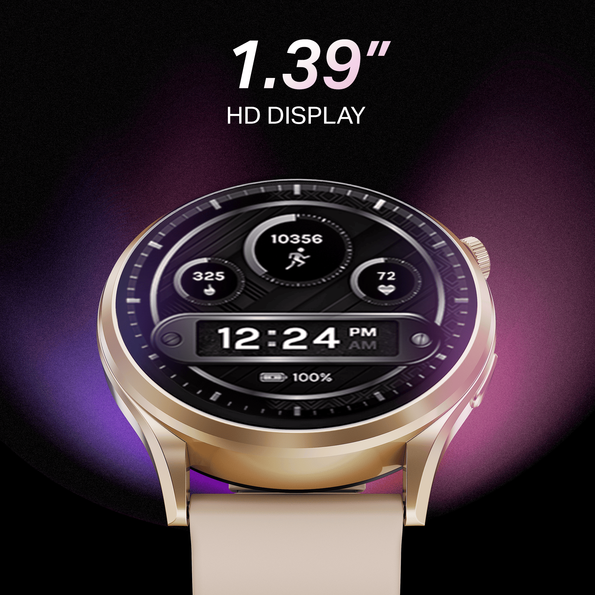boAt Lunar Discovery Pro | Premium Smartwatch with 1.39" HD Display, Advanced BT Calling & Health Monitoring